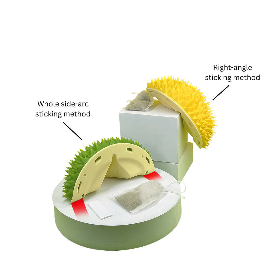 Durian Cat Rubbing Ball (Yellow color)  – Slow Feeder & Itch Relief Toy